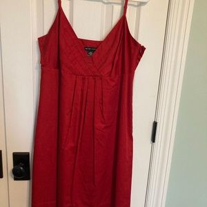 New York & Co. red spaghetti strap sundress